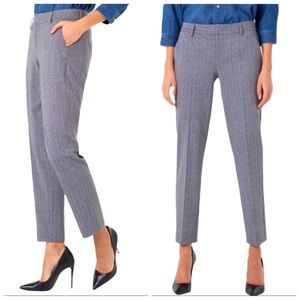 Liverpool Kelsey Knit Trousers In Visit Grey/ Black Pants Size 6.